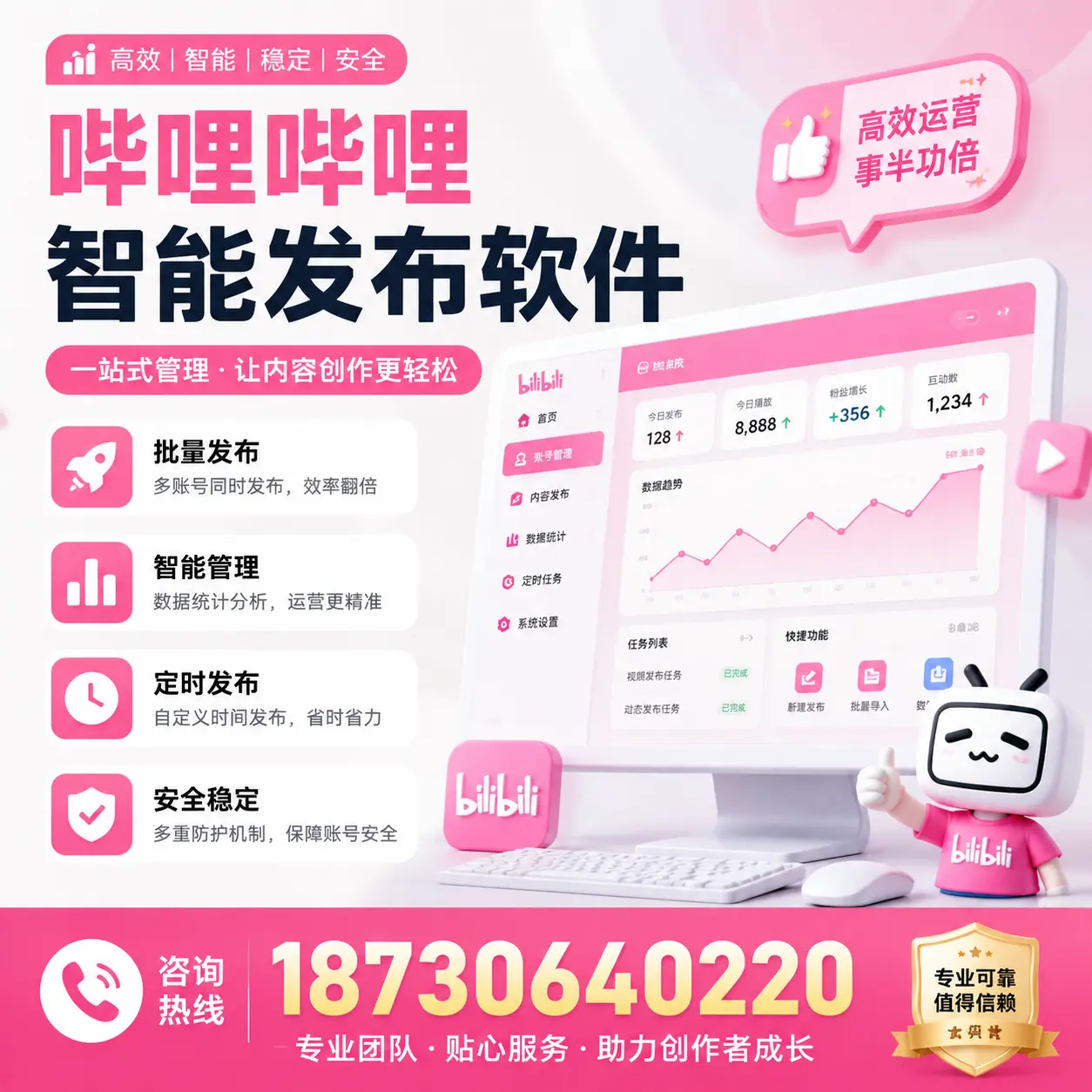 如何评估哔哩哔哩智能发布软件的ROI?西宁 企业必读
